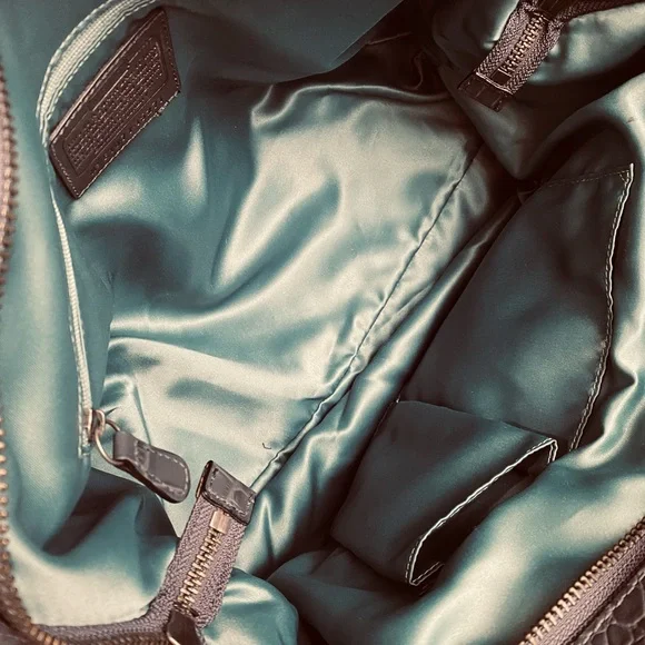 Coach Rare Sadie Exotic Croc Embossed and Suede Large Satchel - Picture 17 of 17